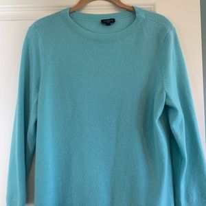 Tiffany blue cashmere sweater